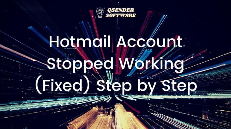 Hotmail Account Stopped Working (Fixed) Step by Step