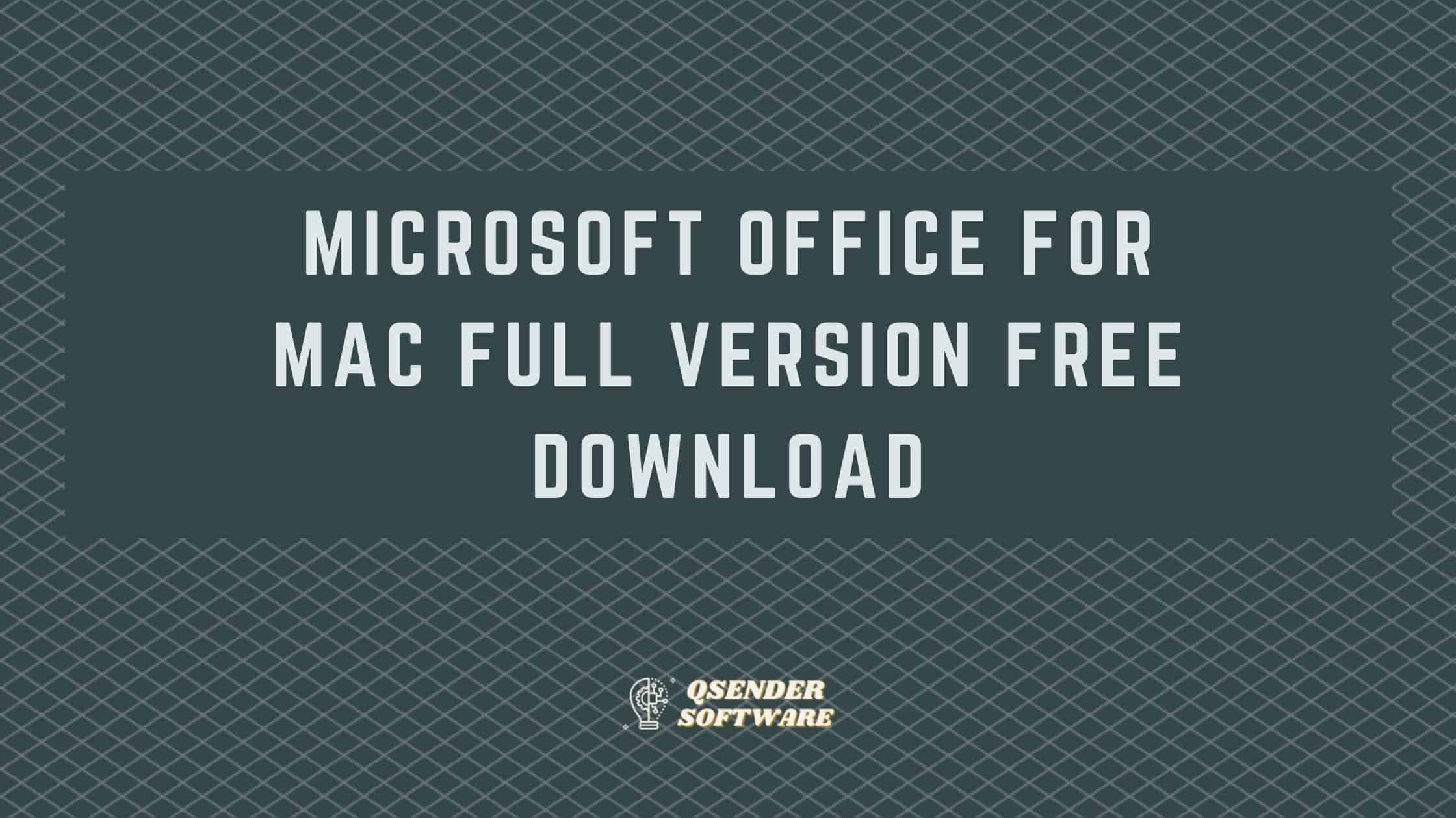 Microsoft Office for Mac Full Version
