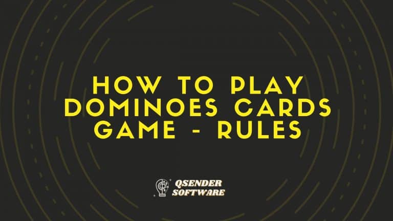 How to Play Dominoes Cards Game – Rules