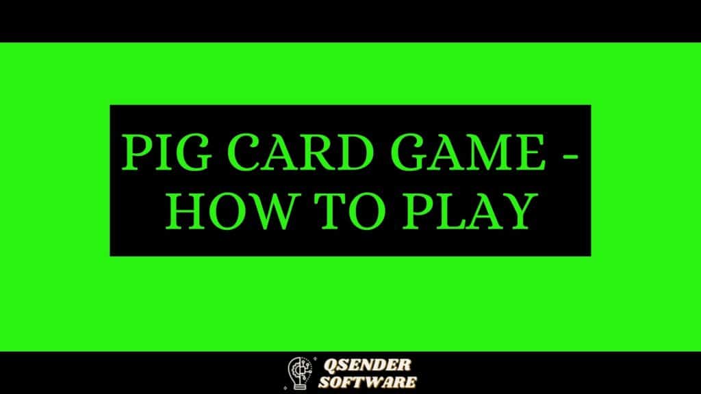 Pig Card Game