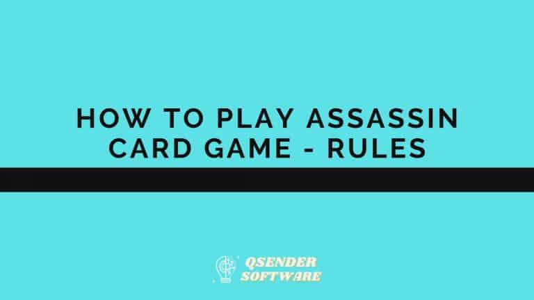 How to Play Assassin Card Game – Rules