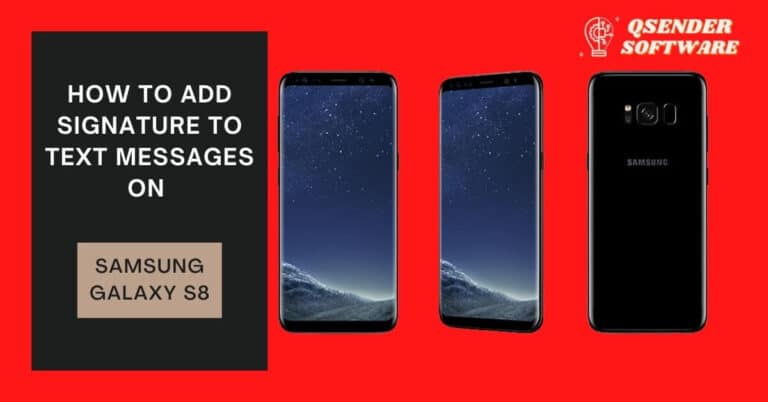How to Add Signature to Text Messages On New Samsung Galaxy S8 😃